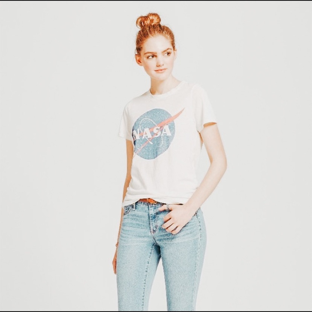 white see through NASA tshirt